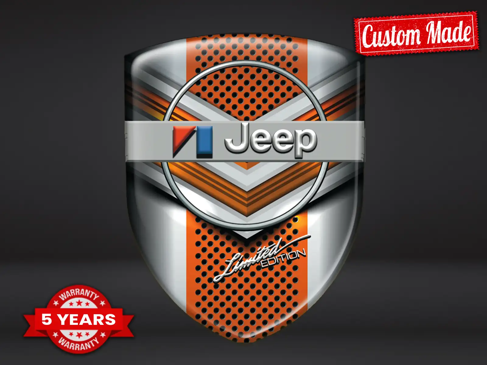 Jeep Printed Logo Stickers Pro Max Resilient Elegant